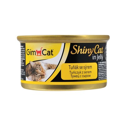 Корм GimCat вологий для котів з тунцем та сиром 70г G-414300/414188 фото