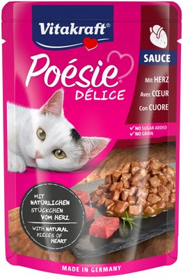 Корм Vitakraft для котів Poésie Délice pouch сердечки у соусі 85г 35289 фото