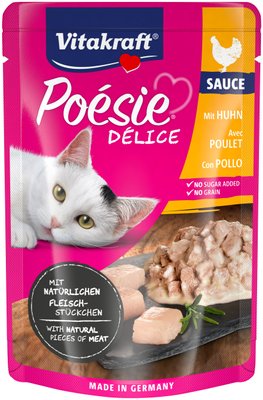 Корм Vitakraft для котів Poésie Délice pouch курка в соусі 85г 35284 фото