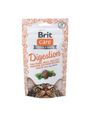 Функціональні ласощі для котів Brit Care Cat Snack Digestion з тунцем, 50 г 111902 фото