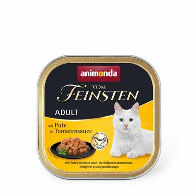 Корм Animonda Vom Feinsten для дорослих котів, з індичкою в томатному соусі 100г AM-83360 фото