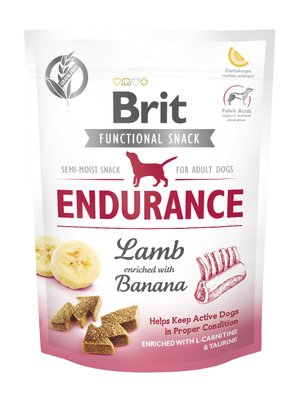 Функціональні ласощі Brit Care Endurance ягня з бананом для собак, 150 г 111424/0006 фото