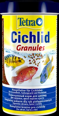 Корм Tetra Cichlid Granules для рибок цихлід, 500 мл (гранули) 146594 фото