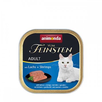 Вологий корм Animonda Vom Feinsten для котів, з лососем та креветками, 100 г AM-83202 фото