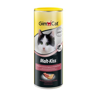 Вітаміни GimCat Malt-Kiss для котів, для виведення шерсті, 450 г G-427003/417097 фото