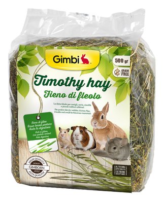 Сіно GimBi для гризунів з тимофіївкою, 500 г G-205151 фото