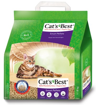 Наповнювач Cat’s Best Smart Pellets для котячого туалету, деревний, 10л/5кг JRS300088/0885 фото