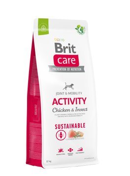 Сухий корм Brit Care Dog Sustainable Activity для собак з підвищеною активністю, з куркою та комахами, 7кг 172192 фото