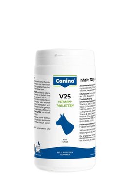 Вітаміни Canina V25 Vitamintabletten для собак, полівітамінний комплекс, 700 г (210 табл) 110124 AD фото