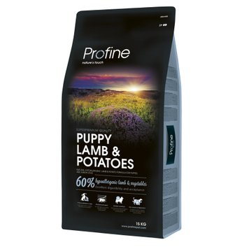 Сухий корм Profine Puppy для цуценят та юніорів всіх порід, з ягнятиною та картоплею, 15 кг 170547/7510 фото