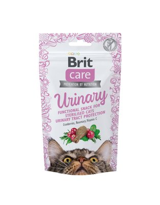 Функціональні ласощі для котів Brit Care Cat Snack Urinary з індичкою, 50 г 111900 фото