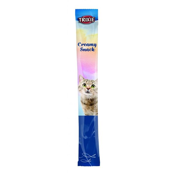 Ласощі Trixie Creamy Snacks для котів з білою риби 5 шт х 14 г 42683 фото