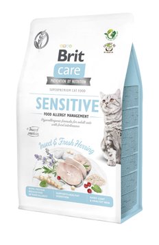 Сухий корм Brit Care Cat GF Insect для котів з харчовою непереносимістю, з комахами та рибою, 400г 171962 фото