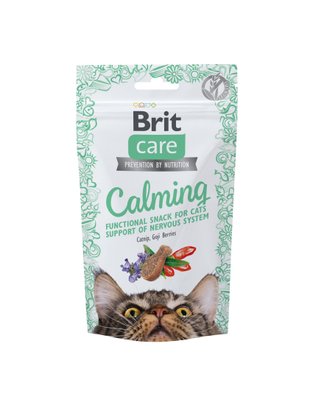 Функціональні ласощі для котів Brit Care Cat Snack Calming з куркою, 50 г 111901 фото