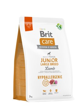 Сухий корм Brit Care Dog Hypoallergenic Junior Large Breed для молодих собак великих порід, гіпоалергенний з ягням, 3кг 172218 фото