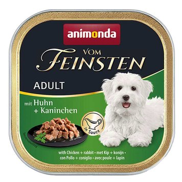 Корм вологий для собак Animonda Vom Feinsten delicious sauce Adult with Chicken + rabbit з куркою і кроликом, 150 г 82309UT/82335 фото