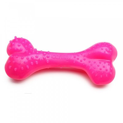 Іграшка Comfy Кістка з виступами для собак, 8.5 см (гума, рожевий) 113380 фото
