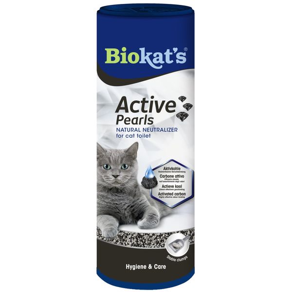Дезодорант Biokat's Active Pearls 700 мл, для котячого туалету з активованим вугіллям G-605180 фото
