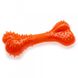 Іграшка Comfy Кістка з виступами для собак, 8.5 см (гума, помаранчевий) 113382 фото 1
