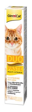 Паста для котів GimCat DUO PASTE Multi-vitamin 12 vitamins with cheese 12 вітамінів та сир, 50 г G-421841 фото
