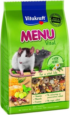 Корм Vitakraft Premium Menu Vital для пацюків, 800 г 24958 фото