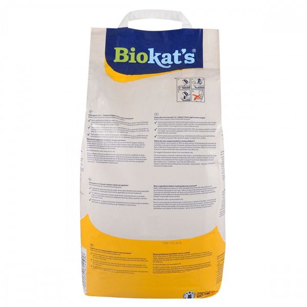 Наповнювач Biokats Classic 3in1 для котячого туалету, бентонітовий, 10 л G-613307/614458 фото