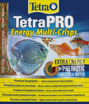 Корм Tetra PRO Energy Multi-Crisps для акваріумних риб, 12 г (чіпси) 149335 фото