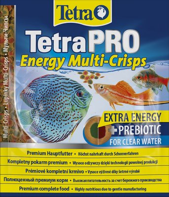 Корм Tetra PRO Energy Multi-Crisps для акваріумних риб, 12 г (чіпси) 149335 фото