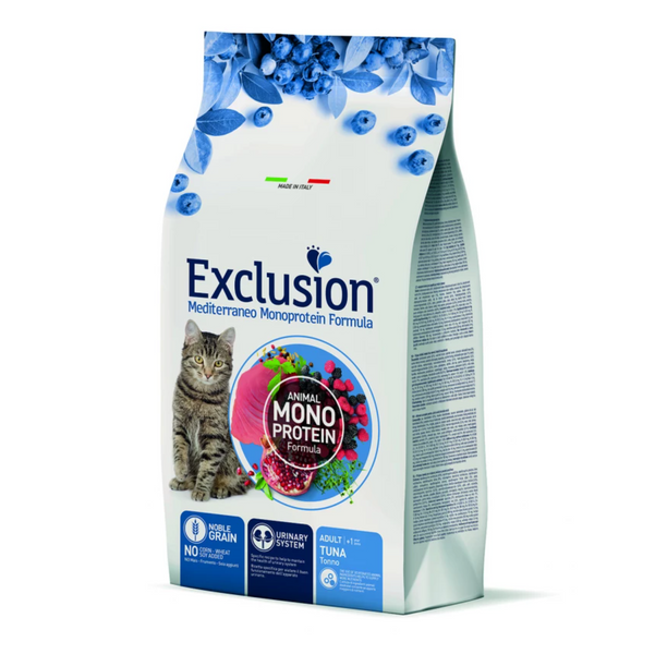 Сухий корм Exclusion Adult Tuna 1.5 кг, для дорослих котів з тунцем 8011259003737 фото