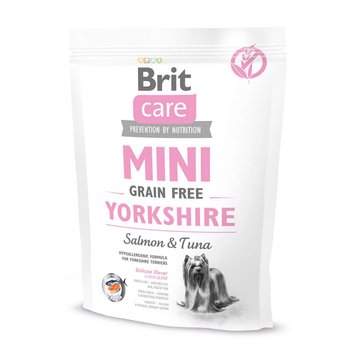 Сухий корм Brit Care GF Mini Yorkshire для йоркширських тер'єрів, з лососем та тунцем, 400г 170780/0206 фото