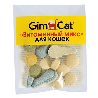 Вітаміни GimCat «Вітамінний мікс» для котів, 12 шт Gimborn фото