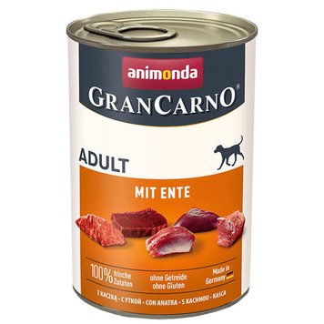 Вологий корм Animonda GranCarno для дорослих собак, з качкою та свининою 800 г AM-82804 фото