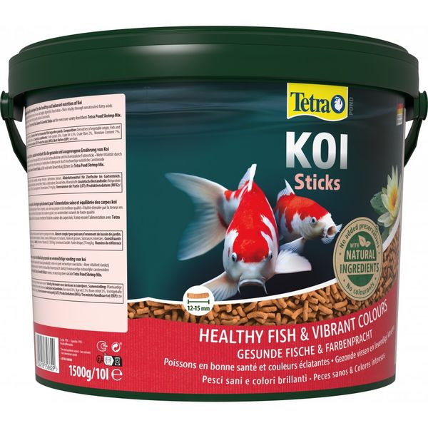 Корм Tetra Pond KOI Sticks для риб коропів кої, 10 л (гранули) 758629  СПЕЦЦЕНА фото