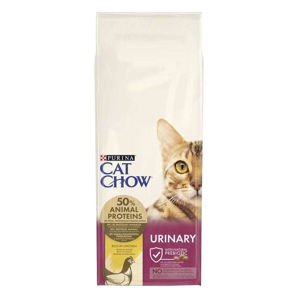 Сухий корм Cat Chow Urinary Tract Health 15 кг, з куркою для котів, призначений для підтримки здоров'я сечовивідних шляхів 5997204514424 фото