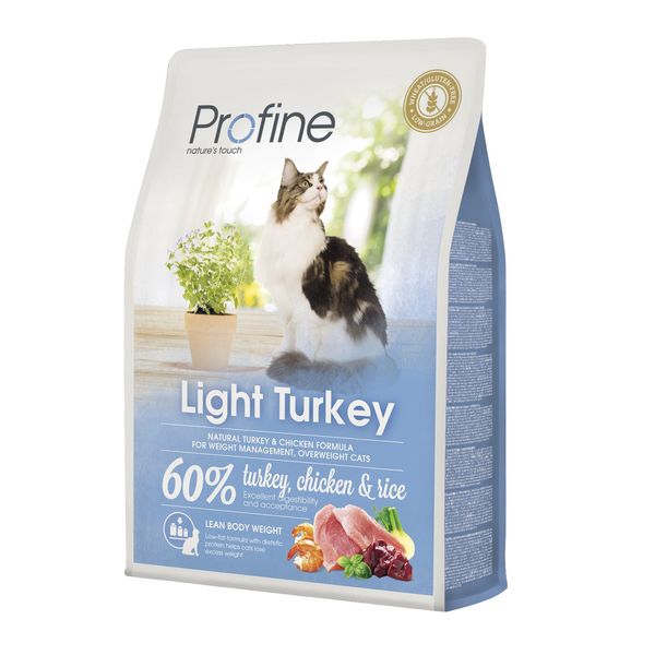 Сухий корм Profine Light для котів із зайвою вагою, з індичкою та куркою, 2 кг 170575/7794 фото