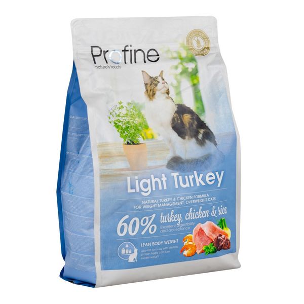 Сухий корм Profine Light для котів із зайвою вагою, з індичкою та куркою, 2 кг 170575/7794 фото