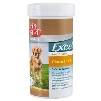 Вітаміни 8in1 Excel «Glucosamine» для собак, 55 шт (для суглобів) 660889 /121565 фото