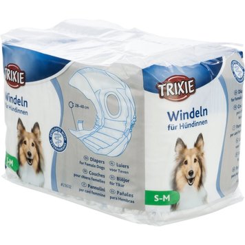 Підгузки Trixie для собак, S-M 28-40 см, 12 шт 23632 фото