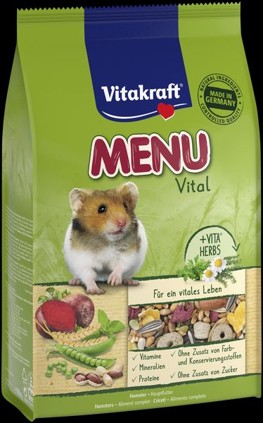 Корм Vitakraft Premium Menu Vital для хом'яків, 400 г 29222 /25585 фото