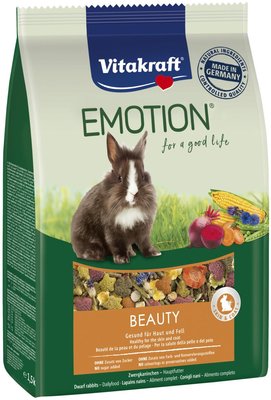 Корм Vitakraft Emotion Beauty для кроликів, для краси шкіри та шерсті, 1.5 кг 31456/33750 фото
