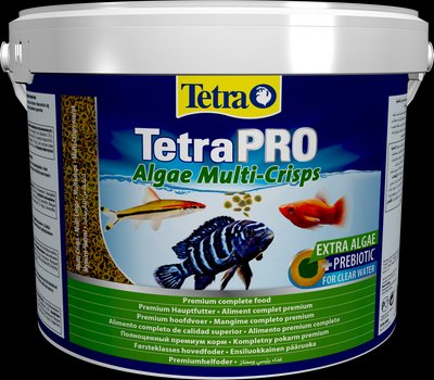 Корм Tetra PRO Algae Multi-Crisps для травоїдних риб, з овочами, 10 л (чіпси) 138827 фото