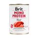 Вологий корм Brit Mono Protein Beef для собак, з яловичиною, 400 г 100831/100057/9766 фото 1