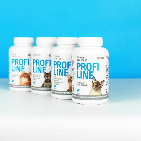 Вітаміни Provet Profiline для котів, Урінарі Комплекс для поліпшення функції сечовивідної системи, 180 таб. PR243167 фото
