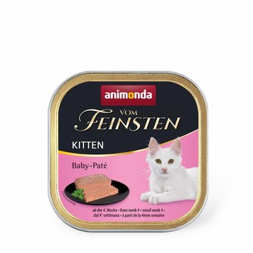 Вологий корм Animonda Vom Feinsten Kitten Baby-Paté для кошенят, 100 г AM-83207 фото
