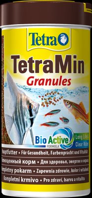 Корм Tetra Min Granules для акваріумних рибок, 250 мл (гранули) 139749 фото