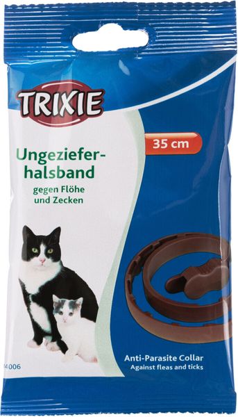 Біо-нашийник Trixie Flea & Tick Collar для котів, 35 см (від зовнішніх паразитів) 4006 фото