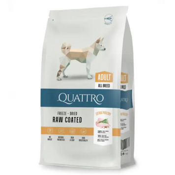 Сухий корм Quattro Adult Chicken All Breed 3 кг, з куркою для дорослих собак усіх порід 4770107250061 фото