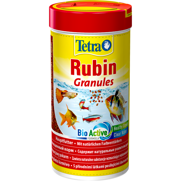 Корм Tetra Rubin Granules для акваріумних рибок, для яскравості забарвлення, 250 мл (гранули) 139800 фото