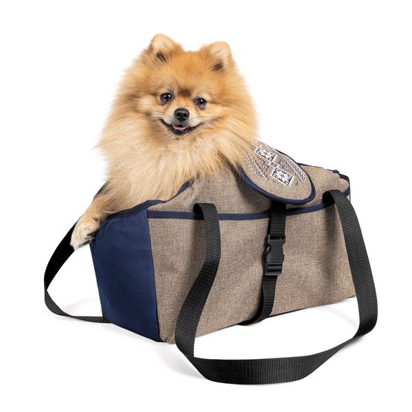 Сумка-переноска Pet Fashion Linen для собак, 38x32x22 см PR243272 фото