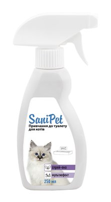 Спрей-притягувач ProVET Sani Pet для котів, 250 мл (для привчання до туалету) PR240562 фото